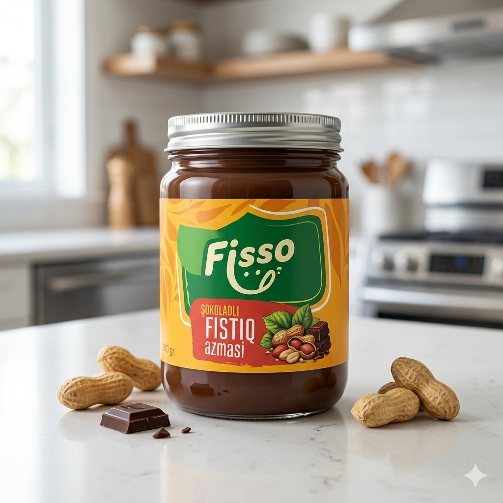 Şokoladlı Fıstıq Əzməsi