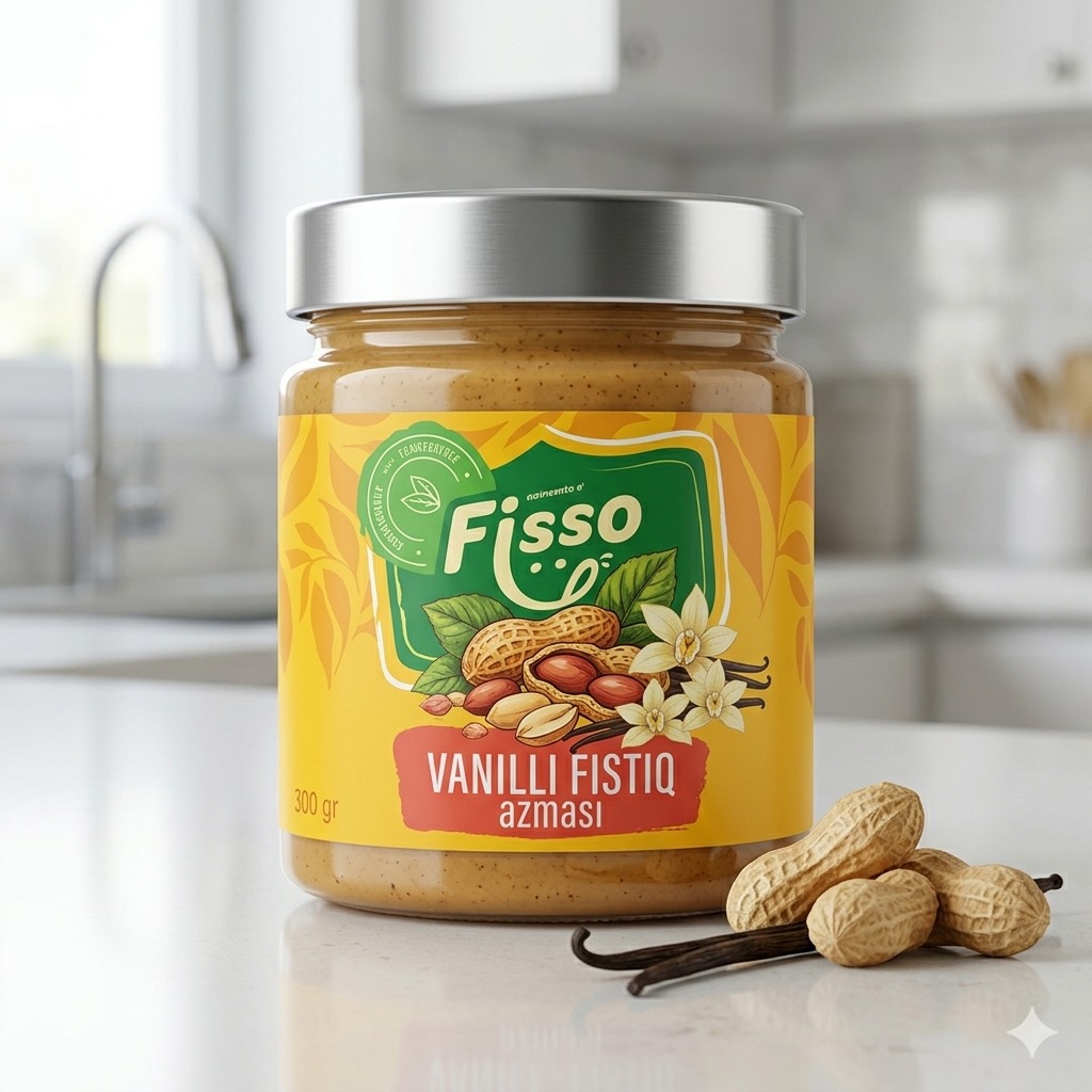 Vanilli Fıstıq Əzməsi